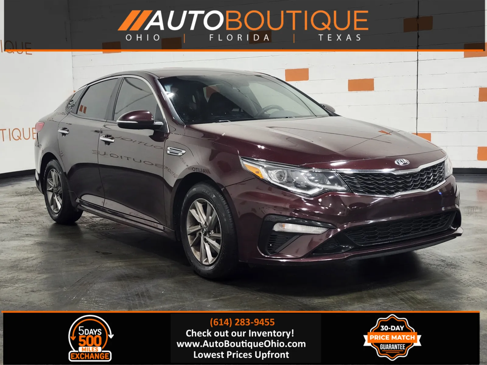 Red 2020 Kia Optima LX for sale in Columbus, OH