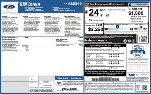 Photos of 2024 Ford Explorer Limited for sale in Columbus, OH at Auto Boutique Ohio