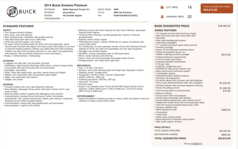 More photos of 2014 Buick Enclave Premium at Auto Boutique Ohio, OH