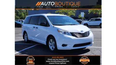 White 2014 Toyota Sienna L for sale in Columbus, OH