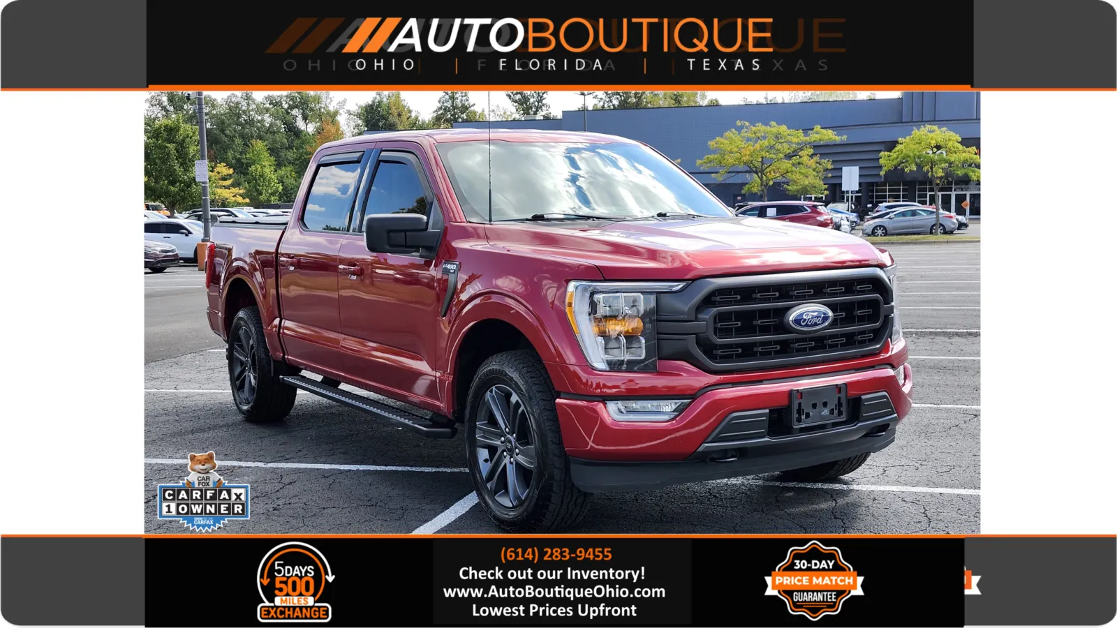 Red 2022 Ford F-150 XLT for sale in Columbus, OH