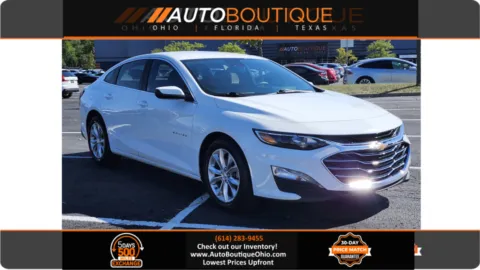 White 2023 Chevrolet Malibu LT for sale in Columbus, OH