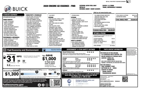 More photos of 2020 Buick Encore GX Essence at Auto Boutique Ohio, OH