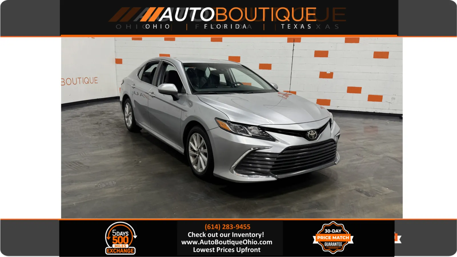 Silver 2022 Toyota Camry LE for sale in Columbus, OH