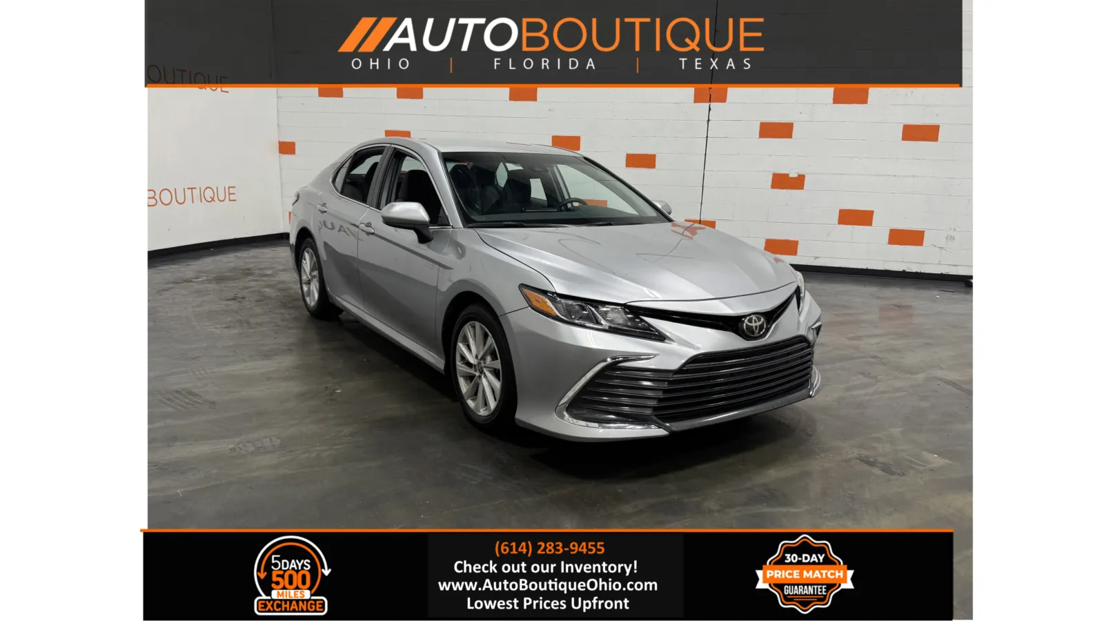 Silver 2022 Toyota Camry LE for sale in Columbus, OH