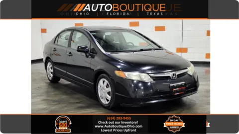 Black 2008 Honda Civic Sdn LX for sale in Columbus, OH
