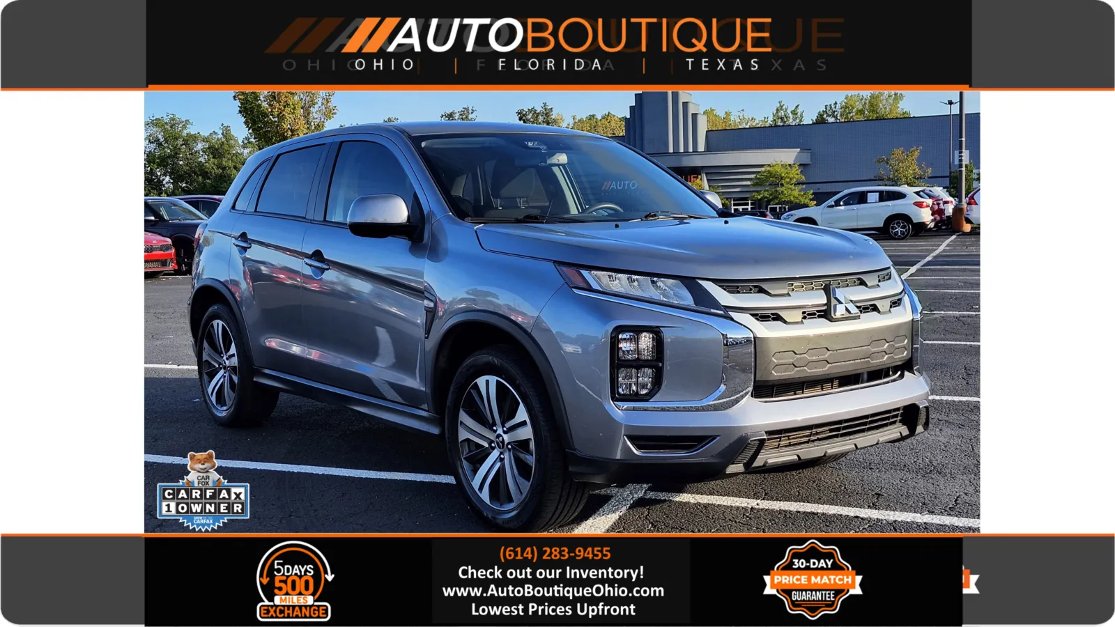 Gray 2022 Mitsubishi Outlander Sport ES for sale in Columbus, OH
