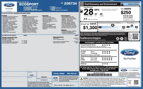 Photos of 2018 Ford EcoSport SE for sale in Columbus, OH at Auto Boutique Ohio