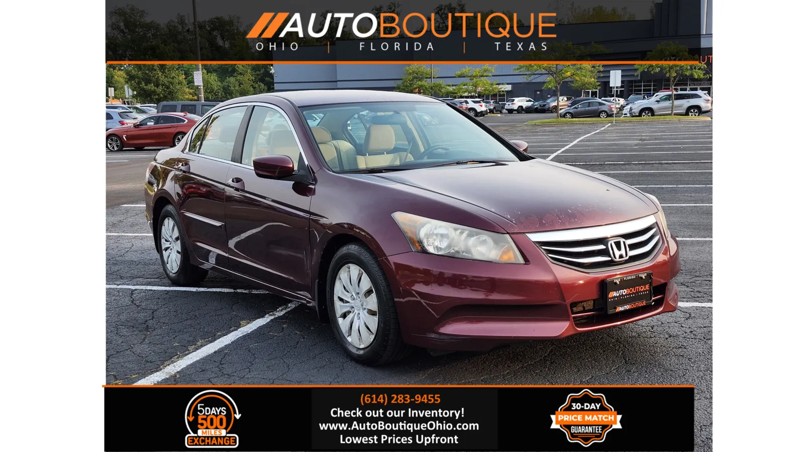 2012 Honda Accord Sdn LX for sale in Columbus, OH