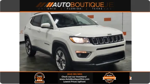 White 2020 Jeep Compass Limited for sale in Columbus, OH