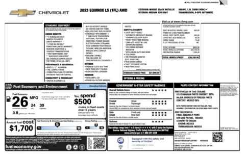 Photos of 2023 Chevrolet Equinox LS for sale in Columbus, OH at Auto Boutique Ohio