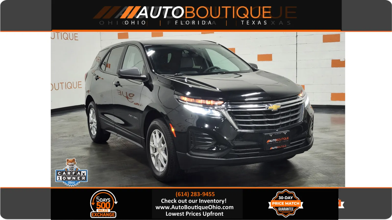 Black 2023 Chevrolet Equinox LS for sale in Columbus, OH