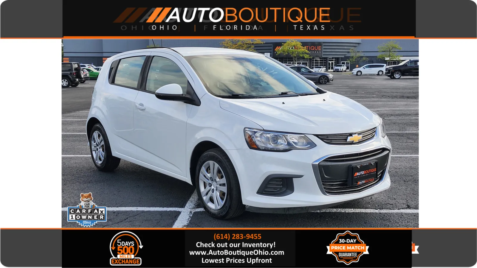White 2020 Chevrolet Sonic LT for sale in Columbus, OH