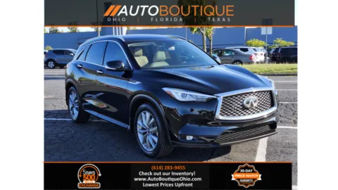 Black 2021 INFINITI QX50 LUXE for sale in Columbus, OH