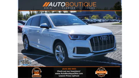 White 2021 Audi Q7 Premium Plus for sale in Columbus, OH