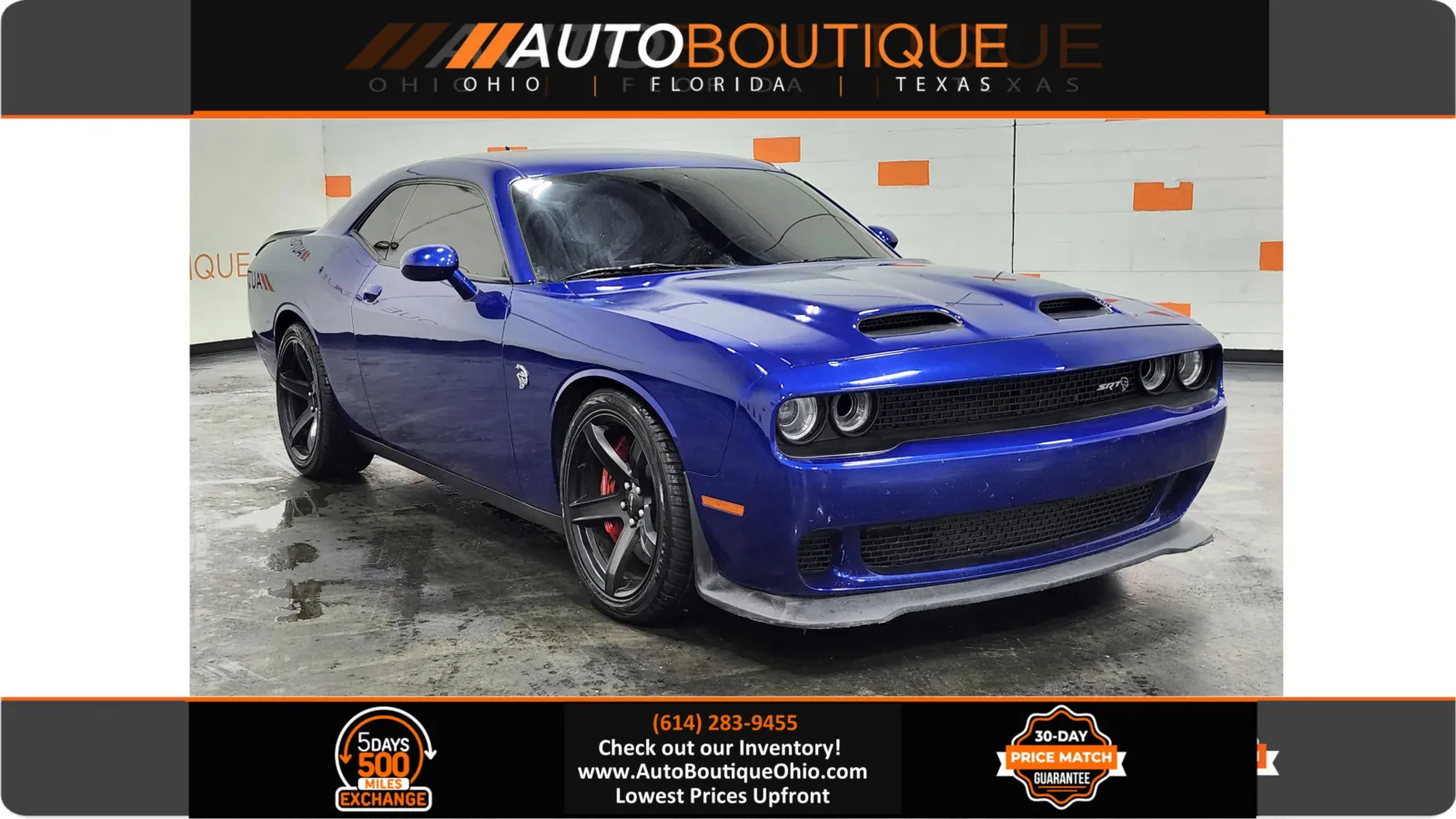 Blue 2020 Dodge Challenger SRT Hellcat for sale in Columbus, OH