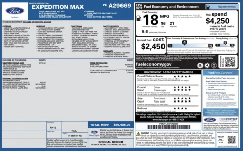 Photos of 2023 Ford Expedition Max XLT for sale in Columbus, OH at Auto Boutique Ohio