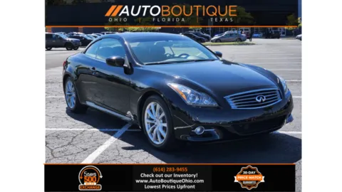 Black 2012 INFINITI G37 Convertible for sale in Columbus, OH