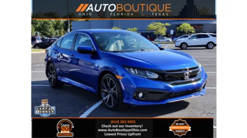 Blue 2019 Honda Civic Sedan Sport for sale in Columbus, OH