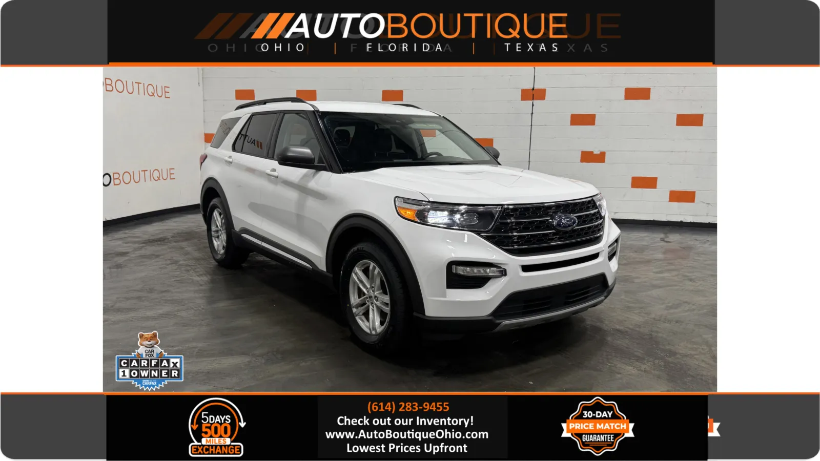 White 2024 Ford Explorer XLT for sale in Columbus, OH