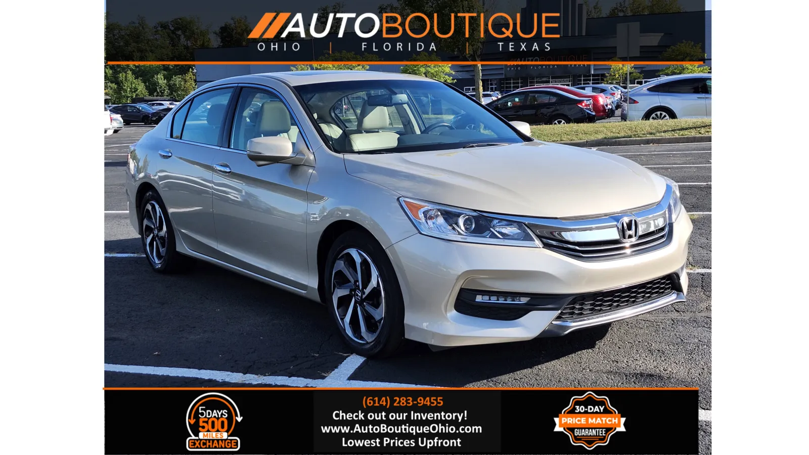 2016 Honda Accord Sedan EX-L for sale in Columbus, OH