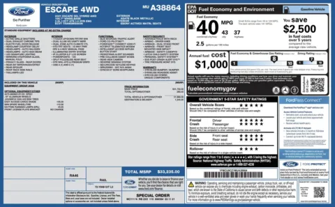 Photos of 2021 Ford Escape SEL Hybrid for sale in Columbus, OH at Auto Boutique Ohio