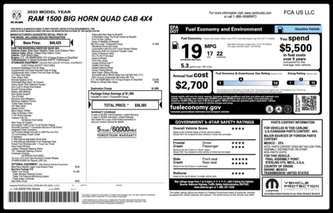Photos of 2023 Ram 1500 Big Horn for sale in Columbus, OH at Auto Boutique Ohio