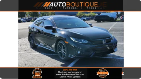 Black 2020 Honda Civic Hatchback Sport for sale in Columbus, OH