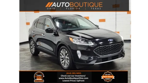 Black 2020 Ford Escape Titanium Hybrid for sale in Columbus, OH