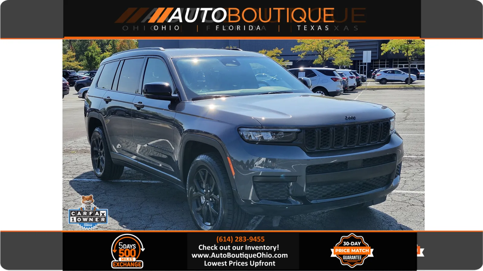 Gray 2024 Jeep Grand Cherokee L Altitude for sale in Columbus, OH