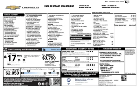 Photos of 2022 Chevrolet Silverado 1500 LTD RST for sale in Columbus, OH at Auto Boutique Ohio