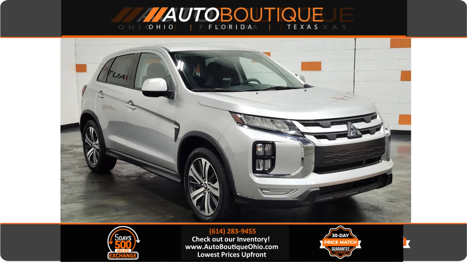 Silver 2020 Mitsubishi Outlander Sport ES 2.0 for sale in Columbus, OH
