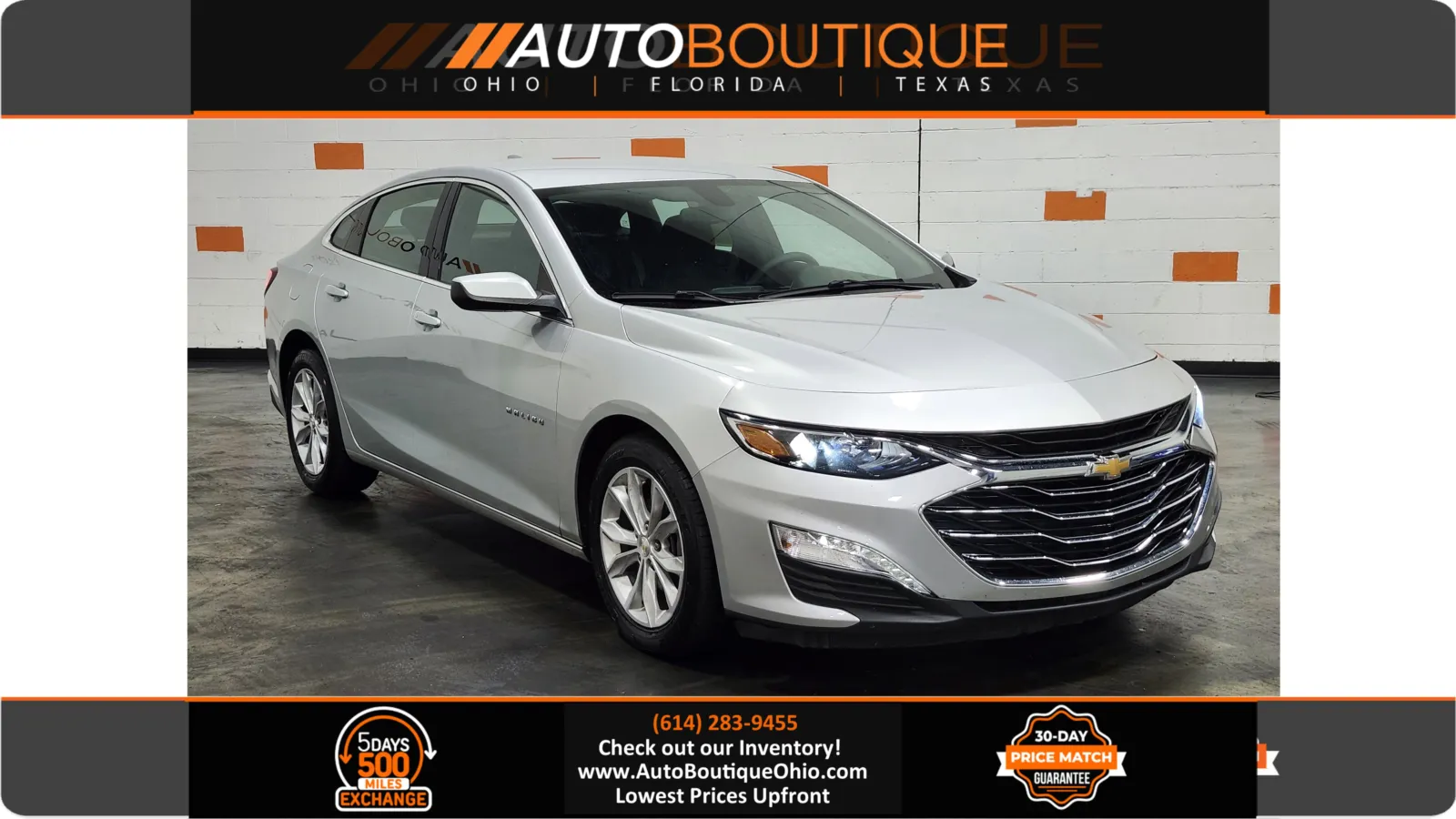 Silver 2022 Chevrolet Malibu LT for sale in Columbus, OH