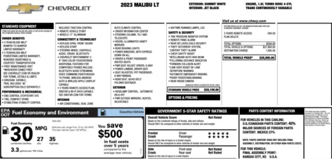 Photos of 2023 Chevrolet Malibu LT for sale in Columbus, OH at Auto Boutique Ohio