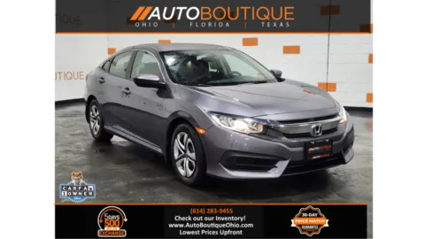 Gray 2016 Honda Civic Sedan LX for sale in Columbus, OH