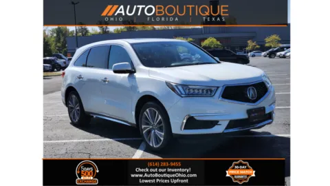 White 2017 Acura MDX w/Technology Pkg for sale in Columbus, OH
