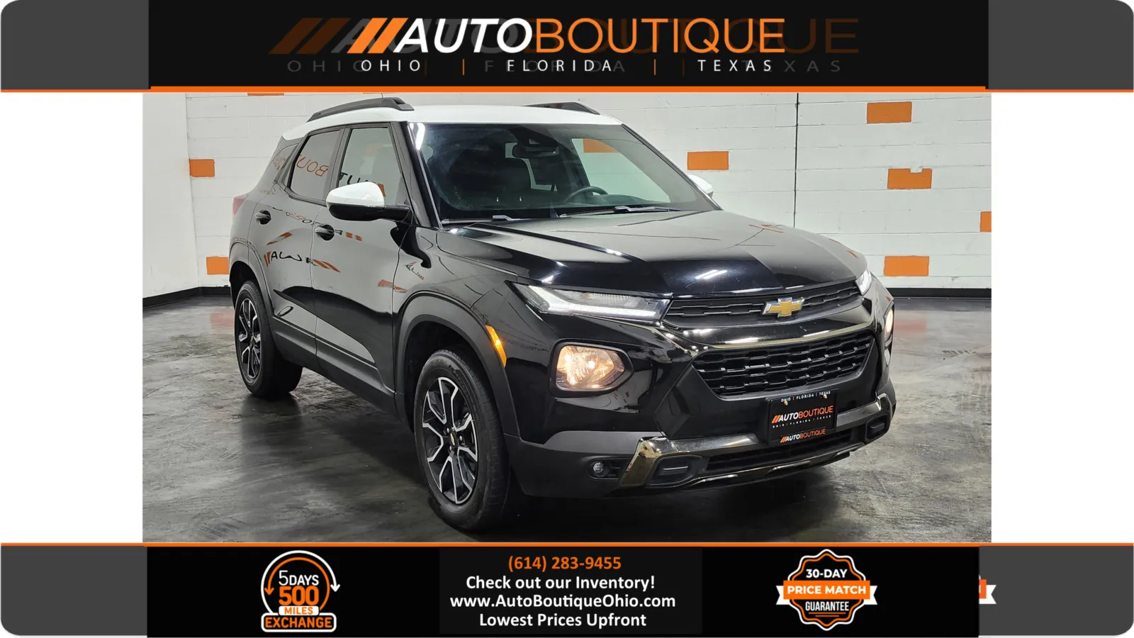 Black 2021 Chevrolet Trailblazer ACTIV for sale in Columbus, OH