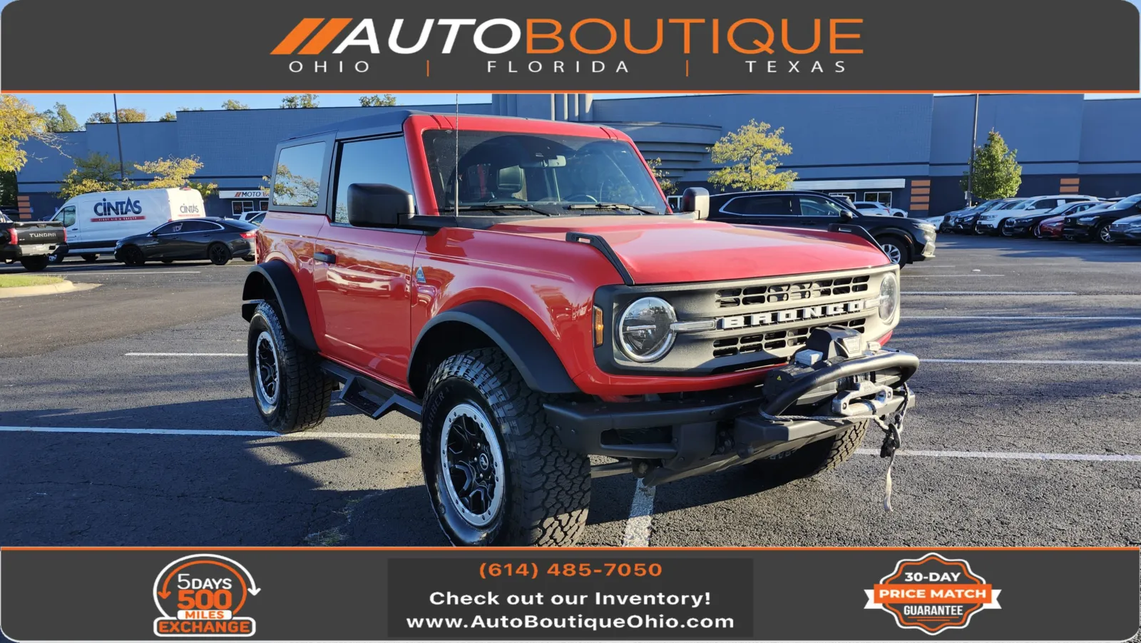 Red 2021 Ford Bronco Black Diamond for sale in Columbus, OH