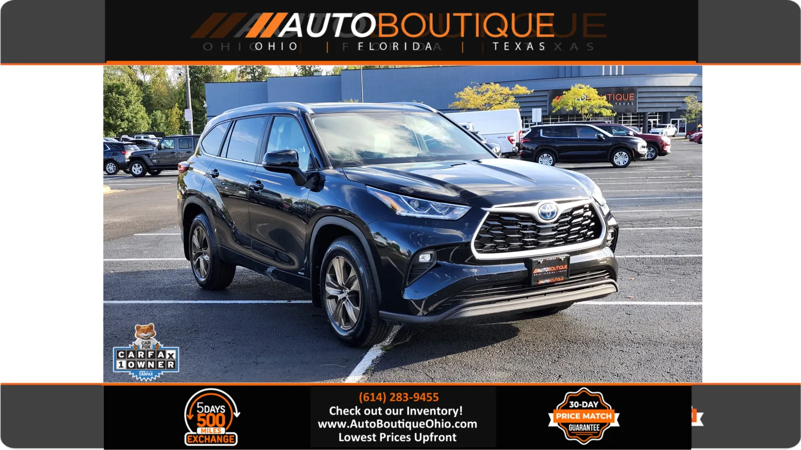 Black 2023 Toyota Highlander Hybrid Bronze Edition for sale in Columbus, OH