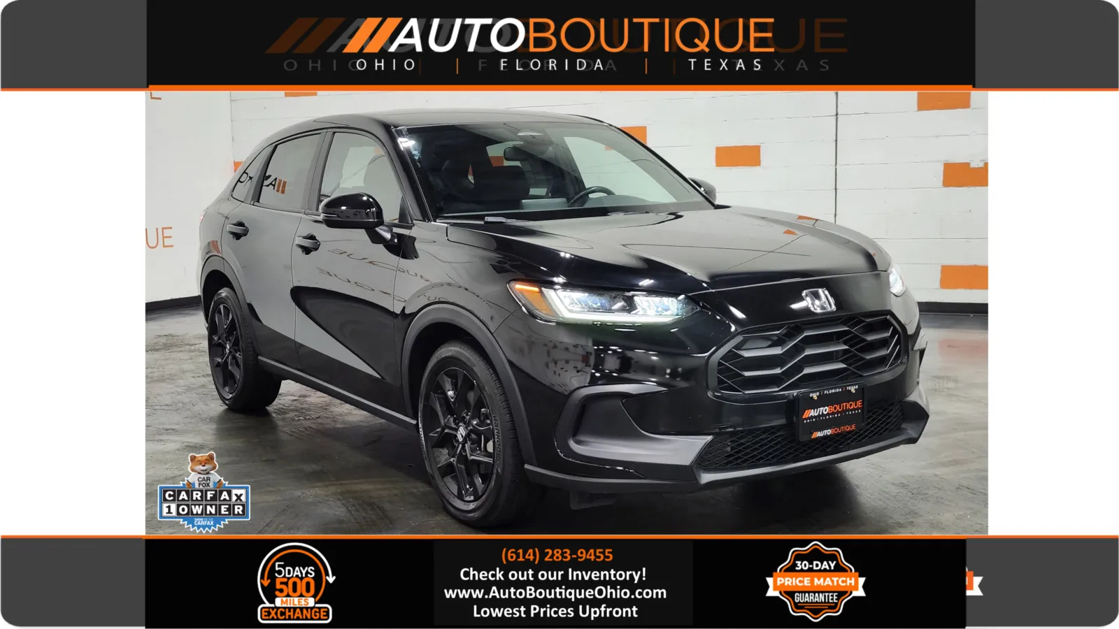 Black 2024 Honda HR-V Sport for sale in Columbus, OH