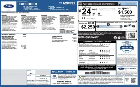 Photos of 2024 Ford Explorer XLT for sale in Columbus, OH at Auto Boutique Ohio