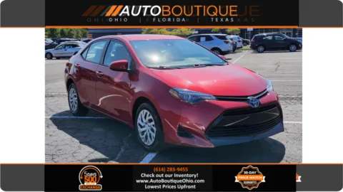 Red 2019 Toyota Corolla LE for sale in Columbus, OH