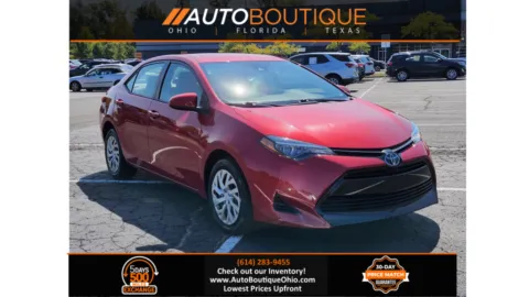 Red 2019 Toyota Corolla LE for sale in Columbus, OH