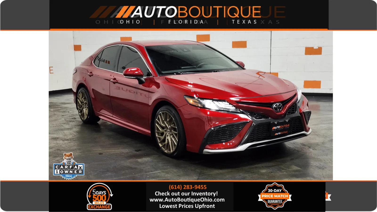 Red 2023 Toyota Camry XSE for sale in Columbus, OH