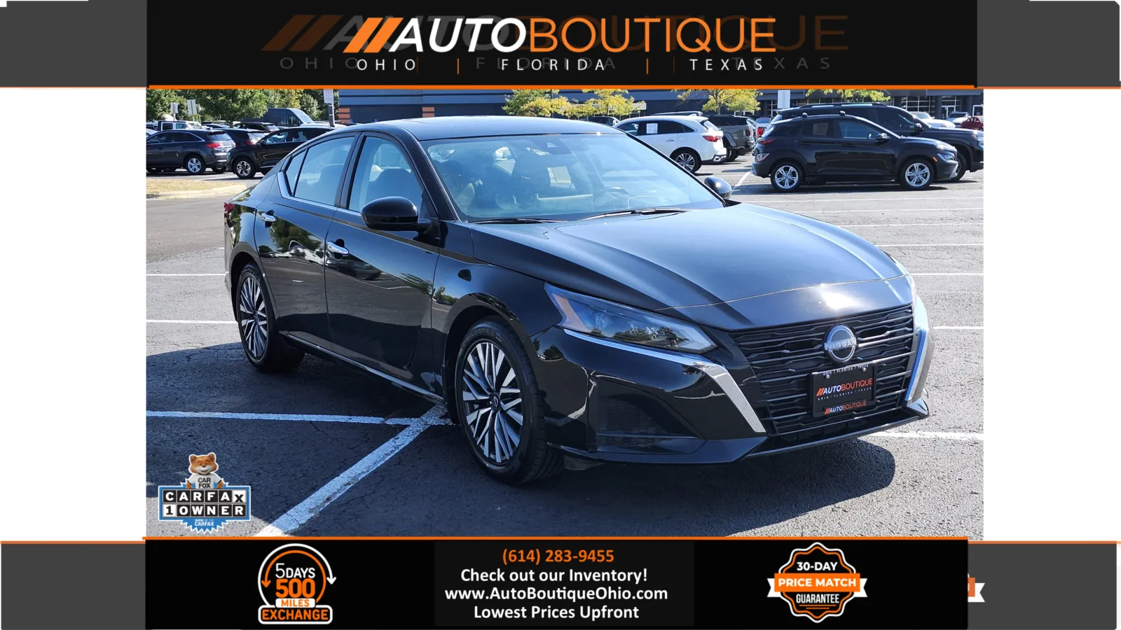 Black 2023 Nissan Altima 2.5 SV for sale in Columbus, OH