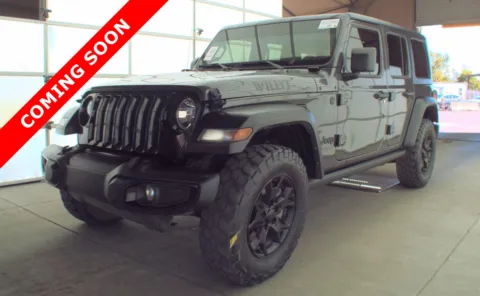 Gray 2022 Jeep Wrangler Unlimited Willys Sport for sale in Columbus, OH