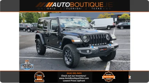 Black 2023 Jeep Wrangler 4xe Rubicon for sale in Columbus, OH