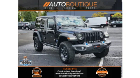 Black 2023 Jeep Wrangler 4xe Rubicon for sale in Columbus, OH