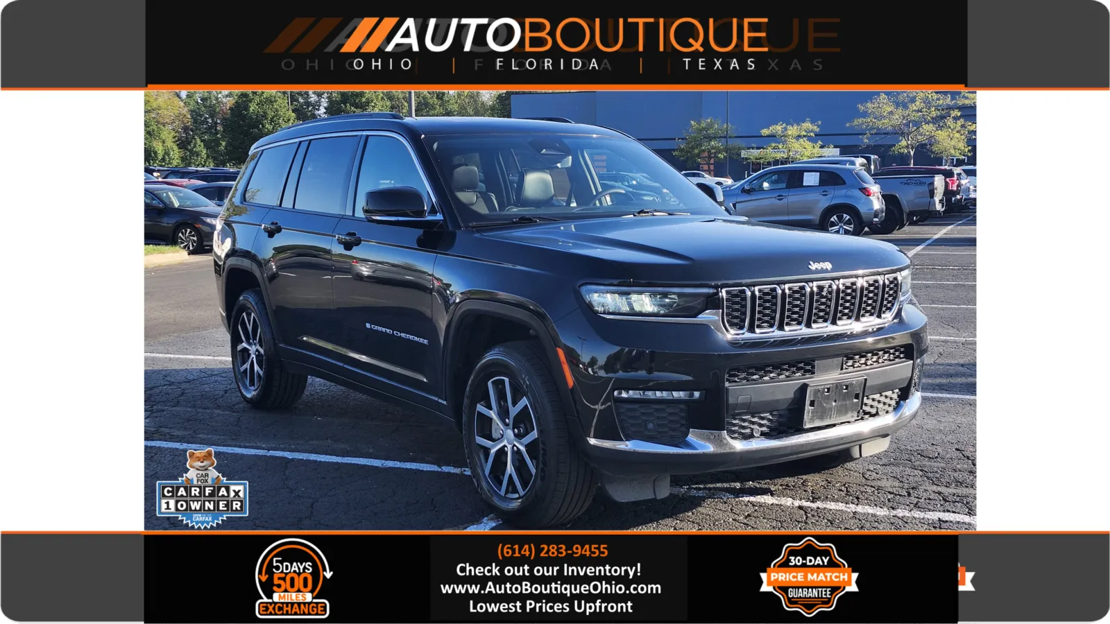 Black 2024 Jeep Grand Cherokee L Limited for sale in Columbus, OH