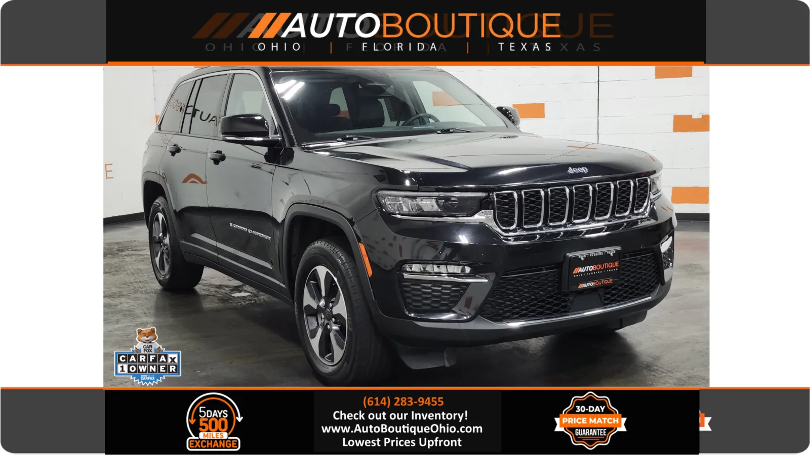 Black 2023 Jeep Grand Cherokee 4xe for sale in Columbus, OH